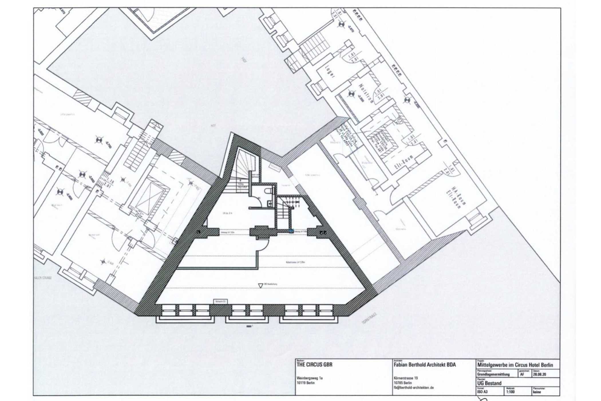 grundriss2 - konzepte, gastronomie Das Circus Hotel in Berlin-Mitte sucht einen neuen Gastronomie-Partner